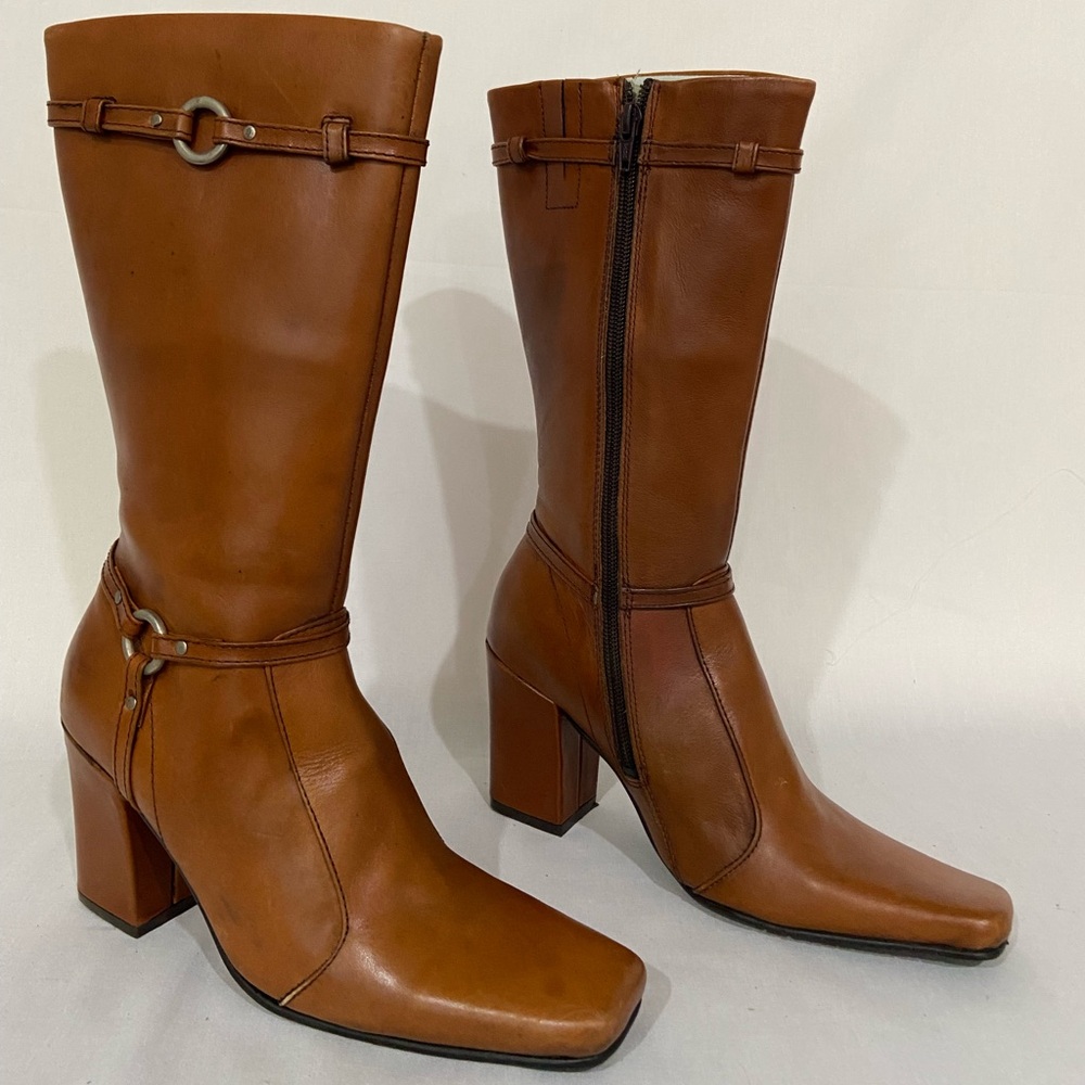 M.C. & Power Women’s Charm Leather Boots - Size 36